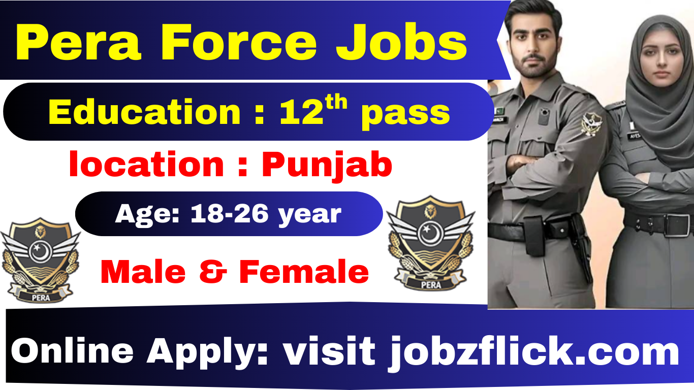 PERA Force Jobs 2026 for Driver with 500 secure government vacancies in Punjab