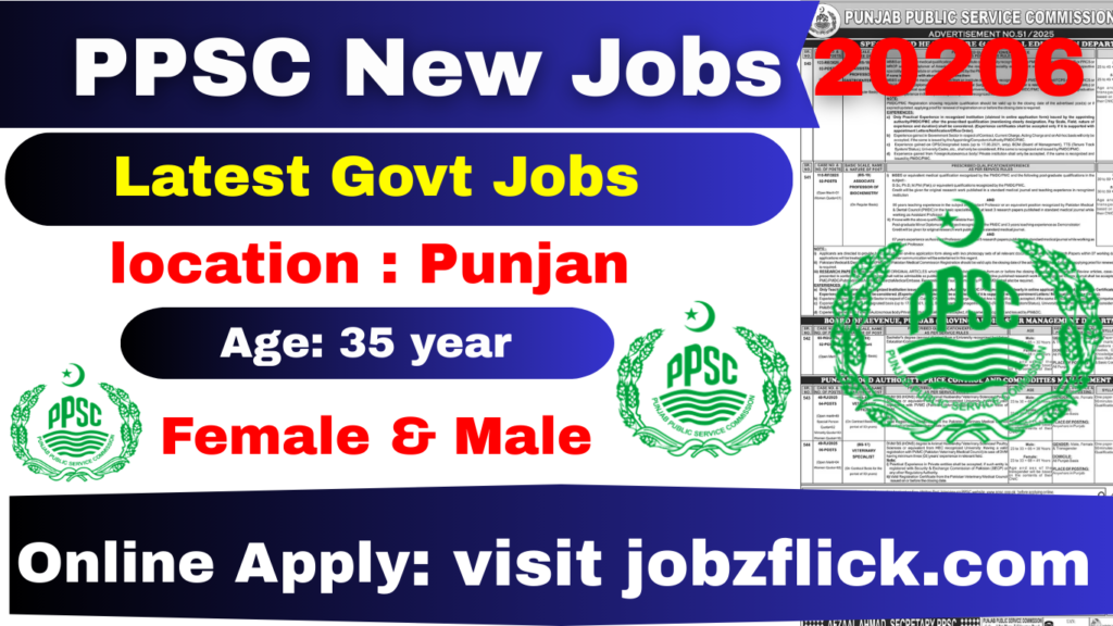 Punjab Public Service Commission PPSC Jobs 2026