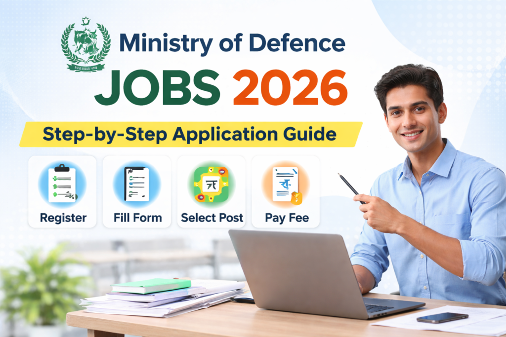 How To Apply Online for Ministry of Defence Jobs 2026 | Complete Process